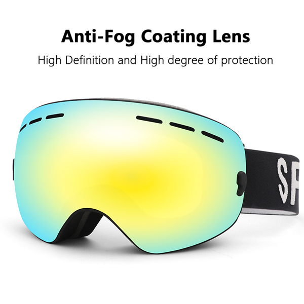 Bezrámové/bezrámové lyžařské brýle TPU Mirrored UV Protection - Bang Long