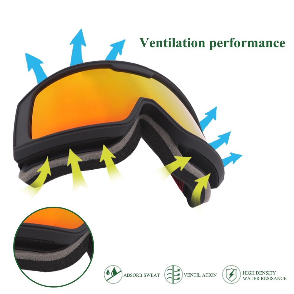 Designové lyžařské brýle Anti Fog UV Protection - Bang Long